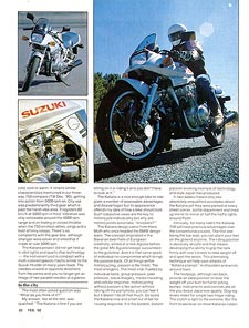 Katana 750 Road Test